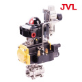 steam control cf8m 1000 wog  3 piece  Pneumatic ball valve